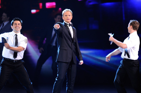 Neil Patrick Harris performing in a number during his Tonys hosting gig