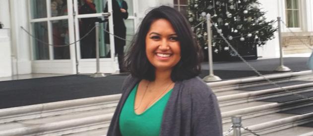Student spends fall interning for White House