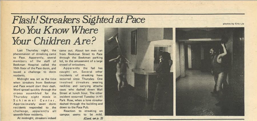 From the Archives: Flash! Streakers Sighted at Pace