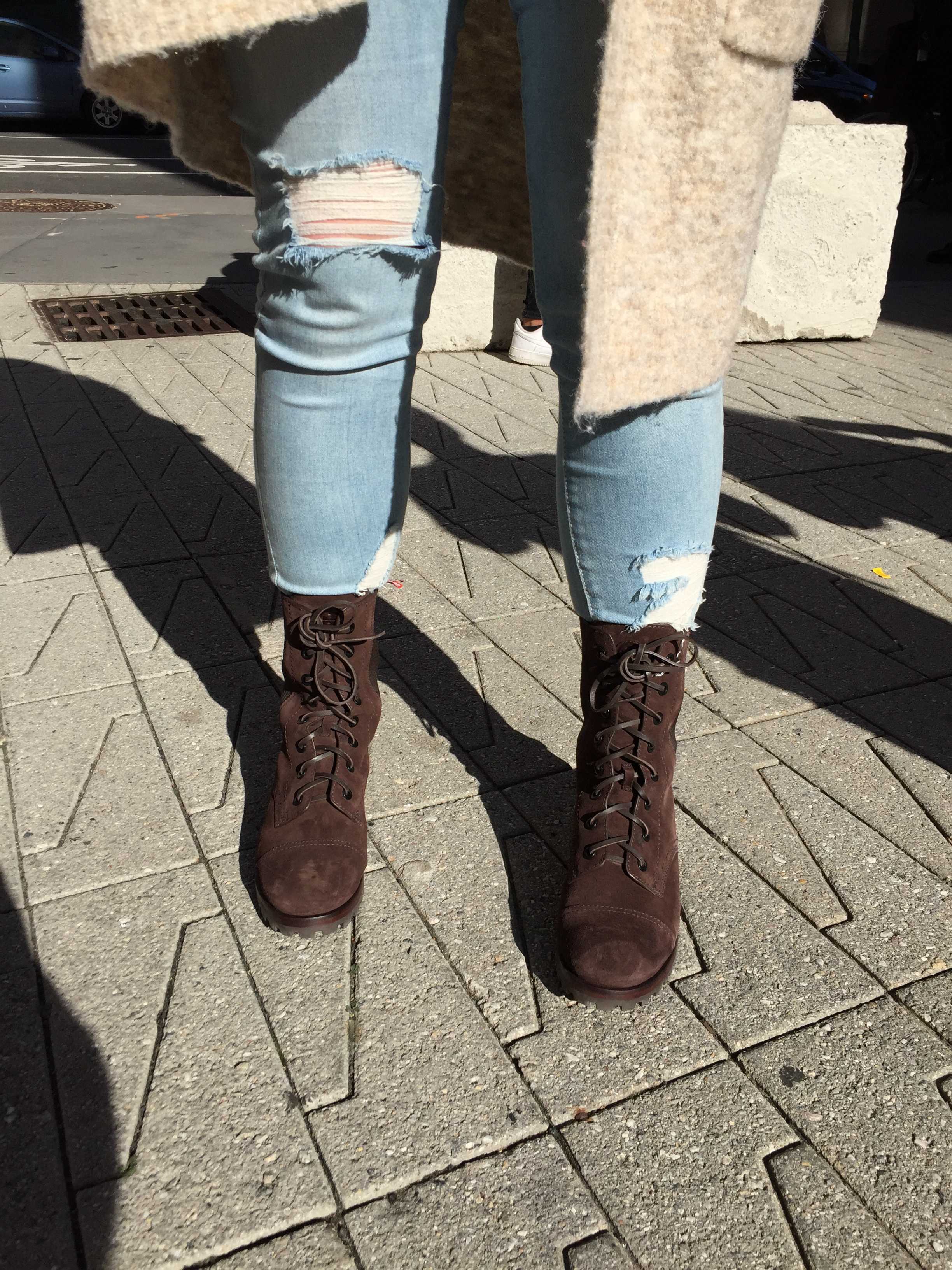 Kristina's boots - photo courtesy of Brianna Adkins