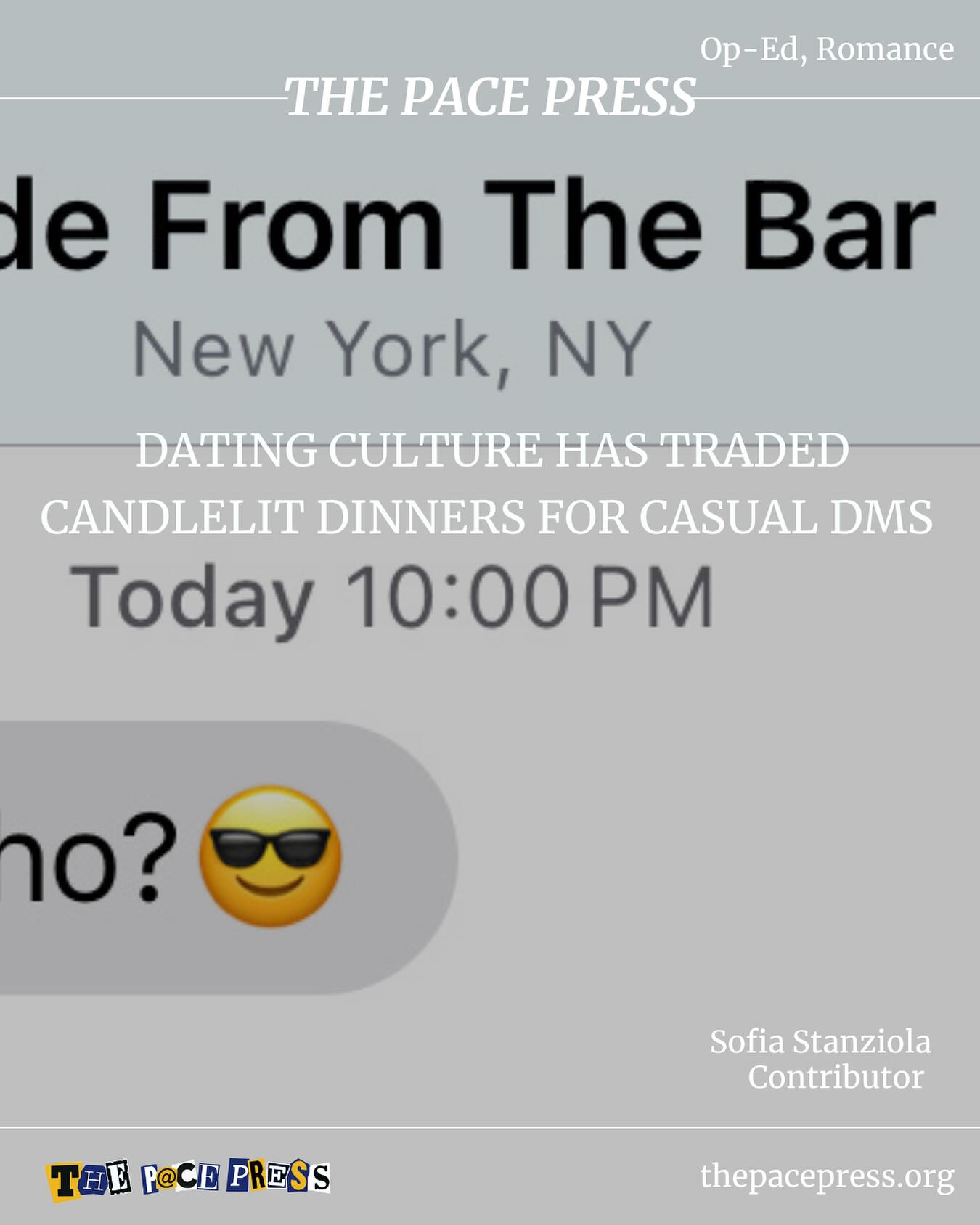 Is the modern dating epidemic killing real connection?
Find out what happened to real romance in our latest Op-Ed piece.
written by: @sofiastanziola_
photo credits: Blythe Ennis