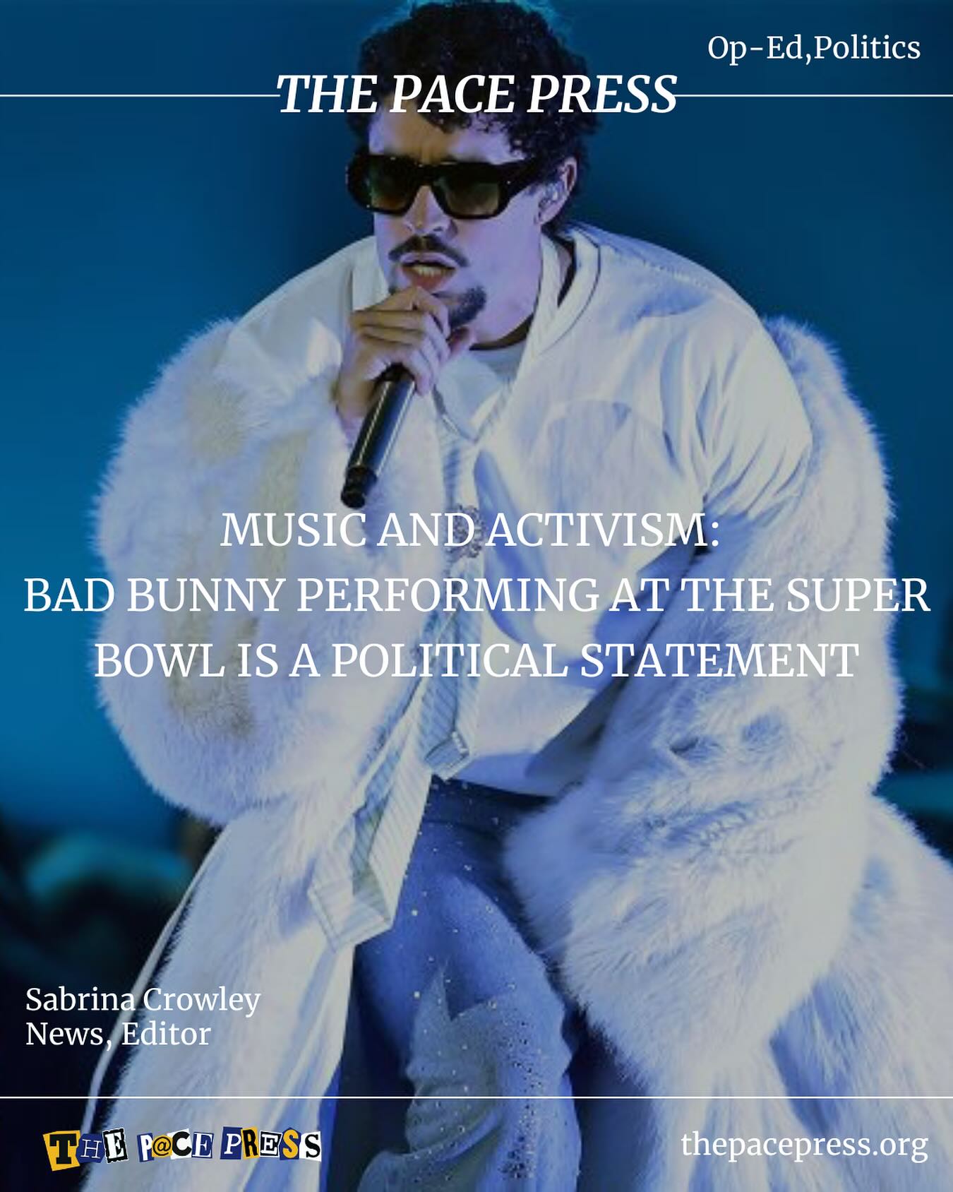 Bad Bunny fans tap in! 🐰
Read our latest op-ed to hear about all the noise Bad Bunny’s scheduled Super Bowl performance is making. #badbunny #superbowl #nfl #pacepress
written by our very own news editor: @sabrina.crowley
image source:Monica Schipper/ Getty images