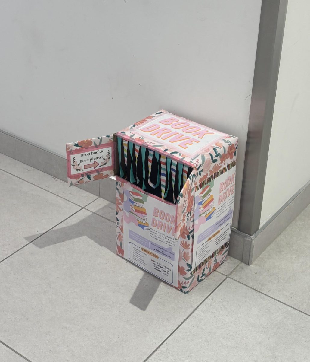 Book drive boxes found around campus